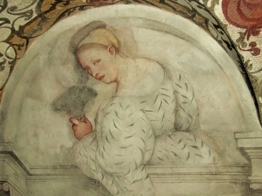 Il Romanino-86-Signora con ventaglio-Castello di Belgioioso